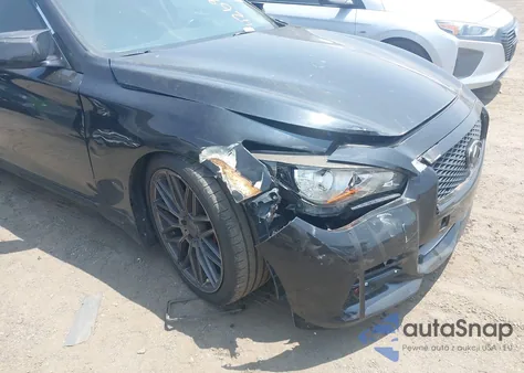 2015 Infiniti Q50 из США, поврежденный, VIN JN1BV7AR2FM393763